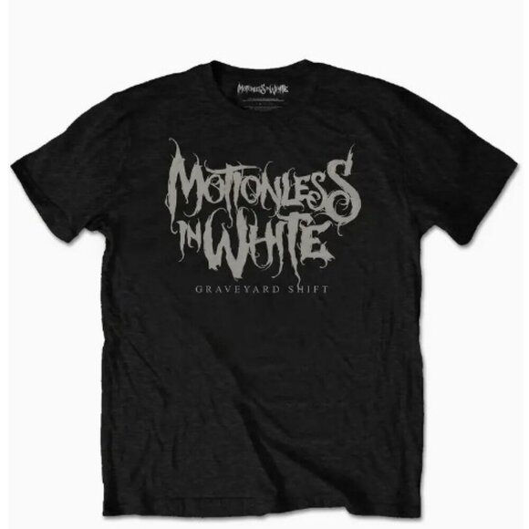 NWT MOTIONLESS IN WHITE ART PRINT T-SHIRT SZ L - Picture 3 of 5